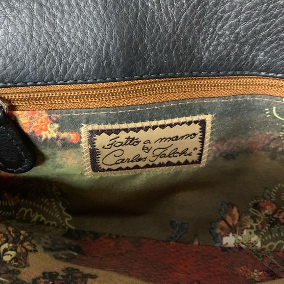 Carlos Falchi snakeskin clutch - Picture 5 of 8